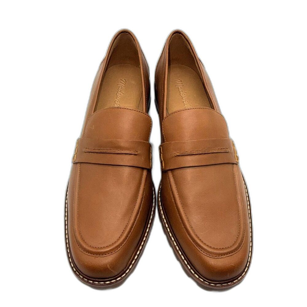 Madewell The Corinne Lug Sole Loafer - Tan 10 - Picture 8 of 11